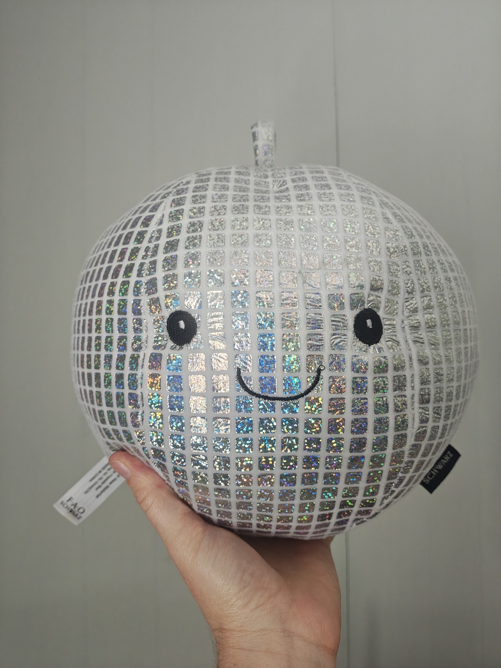FAO Schwarz Light Up Disco Ball Plush W/Music!